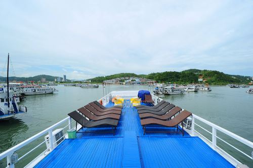 Terrasse de bateau